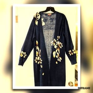 Navy Floral Duster 16/18